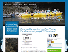 Tablet Screenshot of cavetubingparadise.com